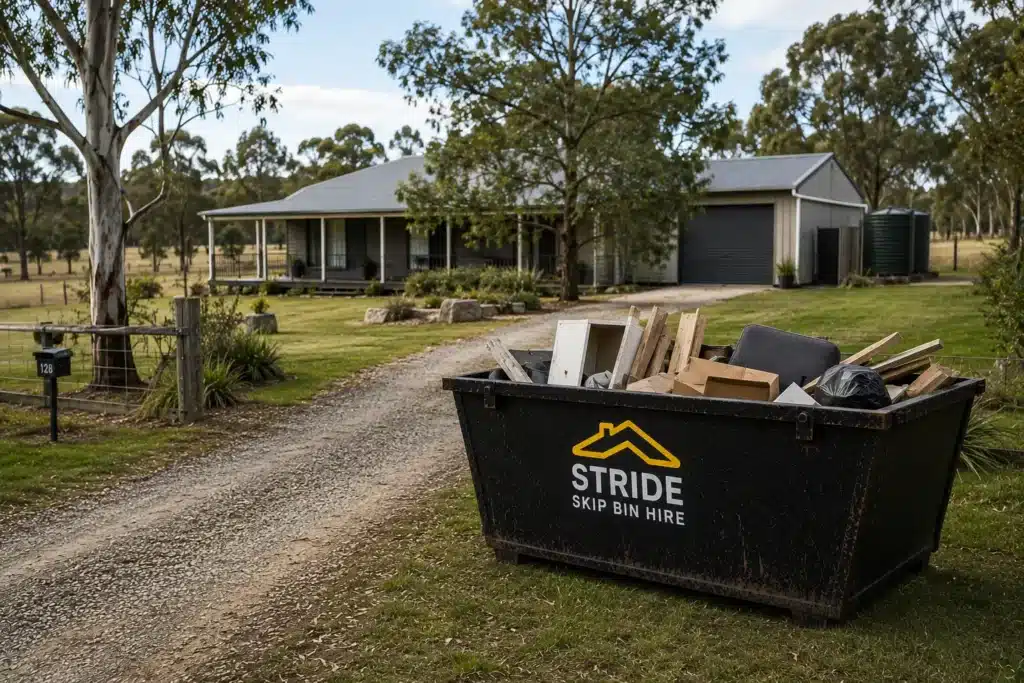 General Waste Rural Property Clean Stride Skip Bins