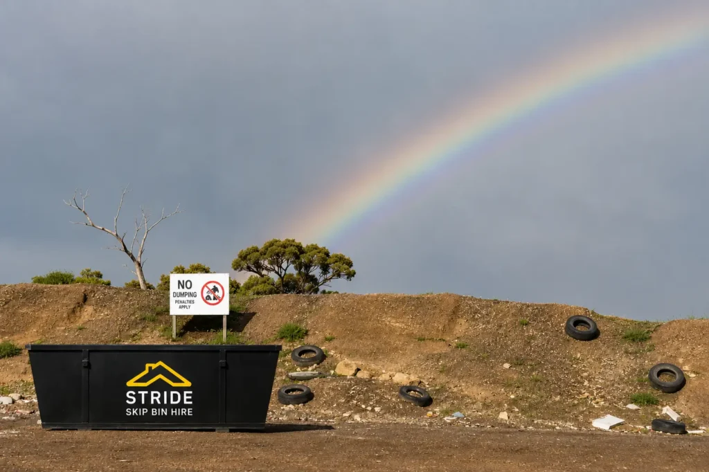 skip bin mandurah rainbow
