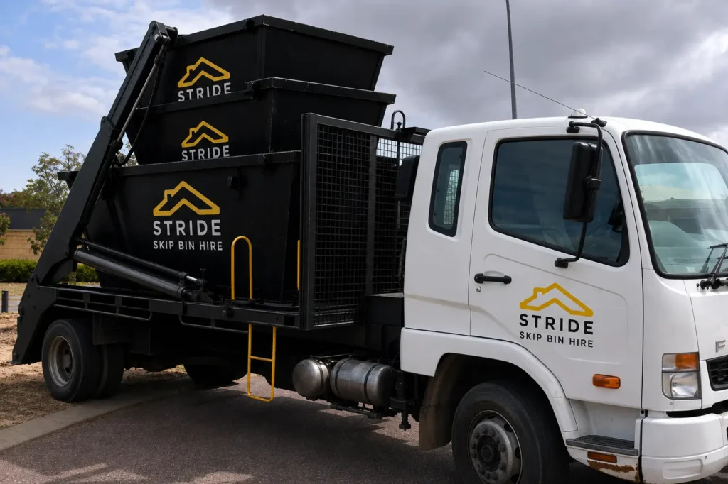 skip bins mandurah General Waste Truck